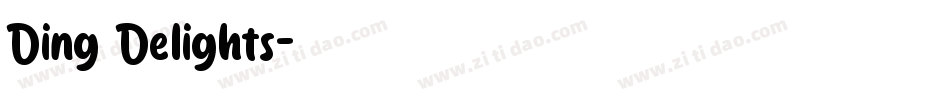 Ding Delights字体转换